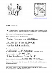 2016.07.24 HT-Wanderung Boker Kanal, Finke